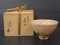 脇本定三の萩焼茶碗