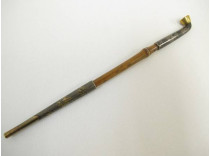 紅葉紋時代煙管 在銘 喫煙道具キセル 茶道具骨董