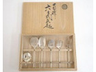 南鐐六方式灰匙六本揃