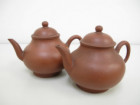 茶壺 銘在 朱泥急須一対 唐物 中国 煎茶道具